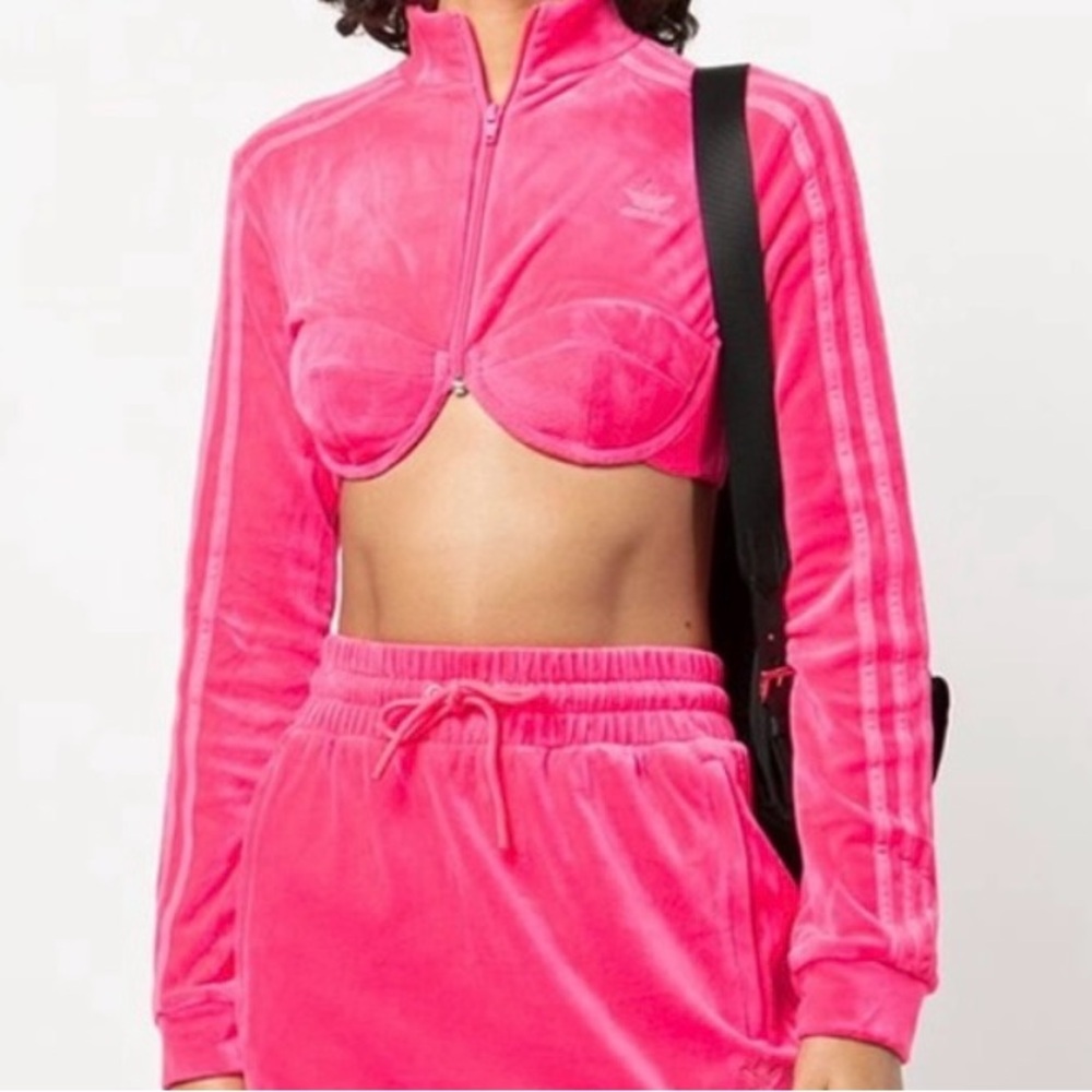 Adidas Originals x Jeremy Scott Track Top Pink